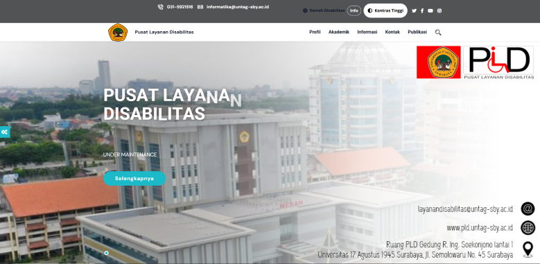 DSI YPTA Surabaya Hadirkan Website PLD Berstandar WCAG 2.0